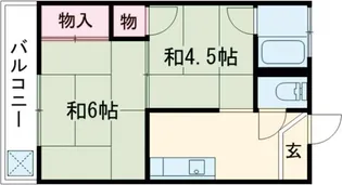東京都江戸川区西瑞江5【アパート】の間取り