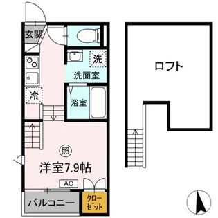 小春日和A【1階】の間取り
