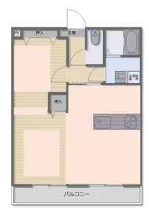 ダイヤフレア西片貝【5階】の間取り