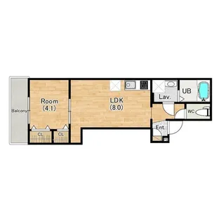 ココングランジュール豊中立花町【2階】の間取り