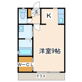 スペースヒル【1階】の間取り