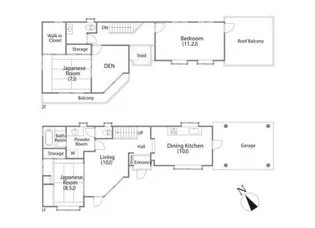 埼玉県越谷市赤山町5【一戸建】の間取り