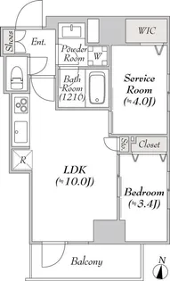 東京都墨田区両国3【マンション】の間取り