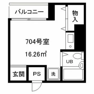 カーサ・ダルテ【8階】の間取り