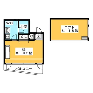 S-COURT【2階】の間取り
