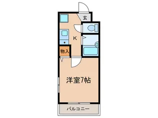 アノン平和台【3階】の間取り