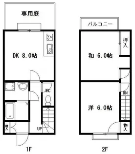 ユトリピアF-1【1階】の間取り