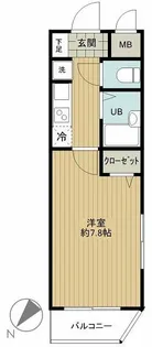 グランヴァン駒込染井【4階】の間取り