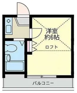 レオパレス21西ヶ原第1【2階】の間取り