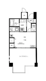 グロリア自由が丘【6階】の間取り