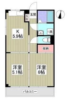 ダイワプラザ都【1階】の間取り