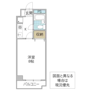 ブルーム水戸【3階】の間取り