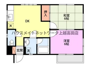 ツインハイツ【1階】の間取り