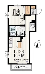 サンドリヨン【3階】の間取り