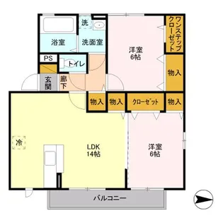 パークストリート【1階】の間取り