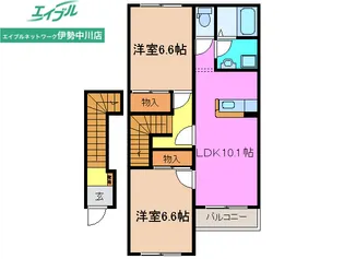 forest【2階】の間取り