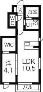 ボア ソルチ(Boa Sorte)【1階】の間取り
