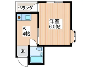 ロイヤルハイツ萱島【1階】の間取り