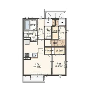 パールハイツ F【1階】の間取り