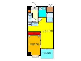 グリ-ンヴィラ【5階】の間取り