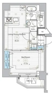 MAXIV浅草ミライズ【7階】の間取り