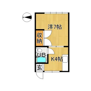 小野辰ハウスI【1階】の間取り