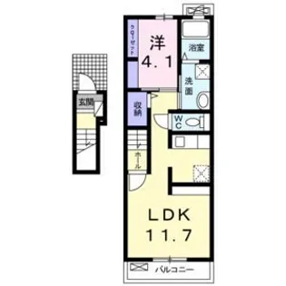 ロベリア【2階】の間取り