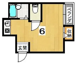 レジデンス西陣21【2階】の間取り