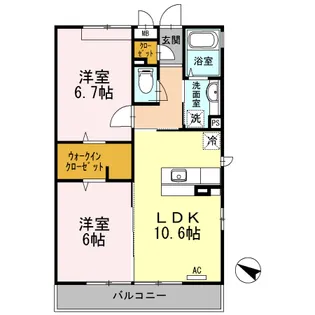 メゾン さくら【2階】の間取り