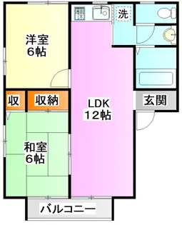 リーベン・ヴィーブル【2階】の間取り