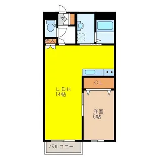 NARABUハイツIII【2階】の間取り