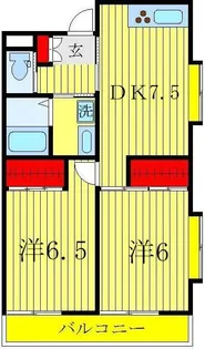 アバンサール【2階】の間取り