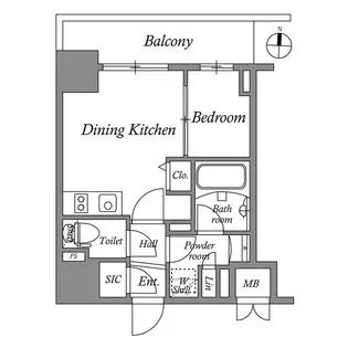 テラス押上【6階】の間取り