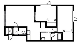 コンフォート・イーストA・B【1階】の間取り