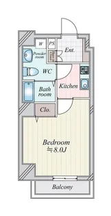 グローブシティ川口【9階】の間取り