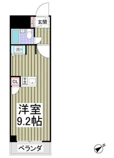 ワコーレエレガンス西新井【2階】の間取り