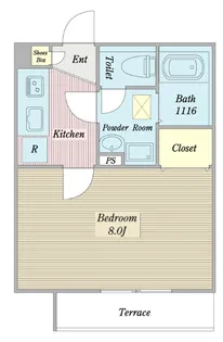 Trust横濱蒔田【1階】の間取り