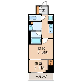 パークアクシス新栄【2階】の間取り