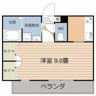 ヴィクトワール参番館【4階】の間取り