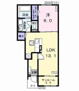 ヴィオレッタ【1階】の間取り
