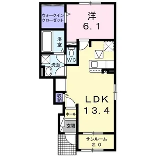 さくこまち【1階】の間取り