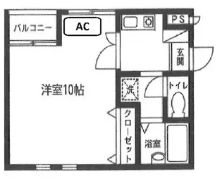 ハイツエリエート【1階】の間取り