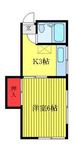 フラッツ板橋本町【1階】の間取り