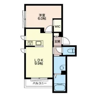 ルーチェ藤が丘【1階】の間取り