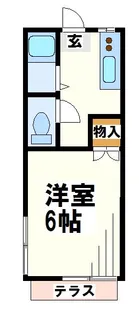 ヒロハウス【2階】の間取り