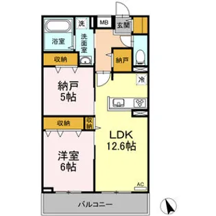 レジミュール【2階】の間取り