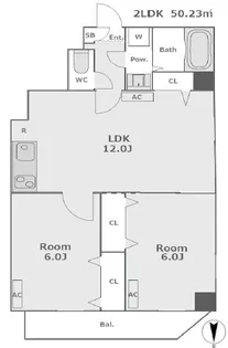 D Lumiere 東日暮里【7階】の間取り