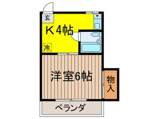 ロイヤルハイツ 1【2階】の間取り