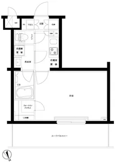 ルーブル武蔵中原参番館【5階】の間取り