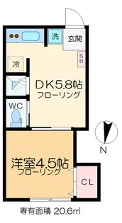 EハウスIV【1階】の間取り